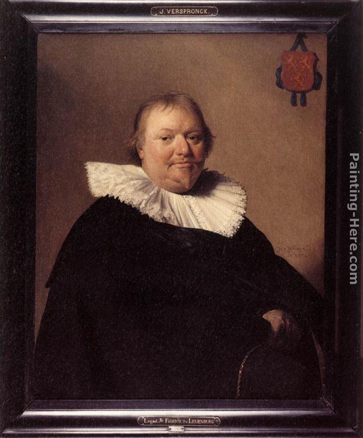 Portrait of Anthonie Charles de Liedekercke painting - Johannes Cornelisz. Verspronck Portrait of Anthonie Charles de Liedekercke art painting